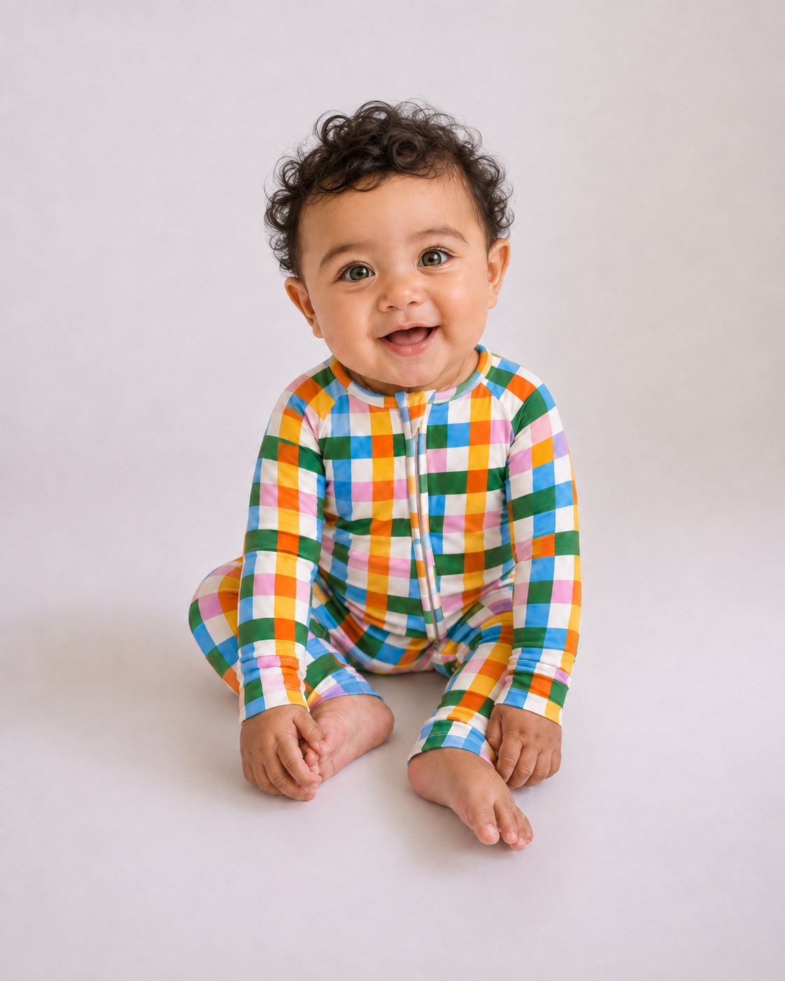 Pelele con cremallera Rainbow Patch