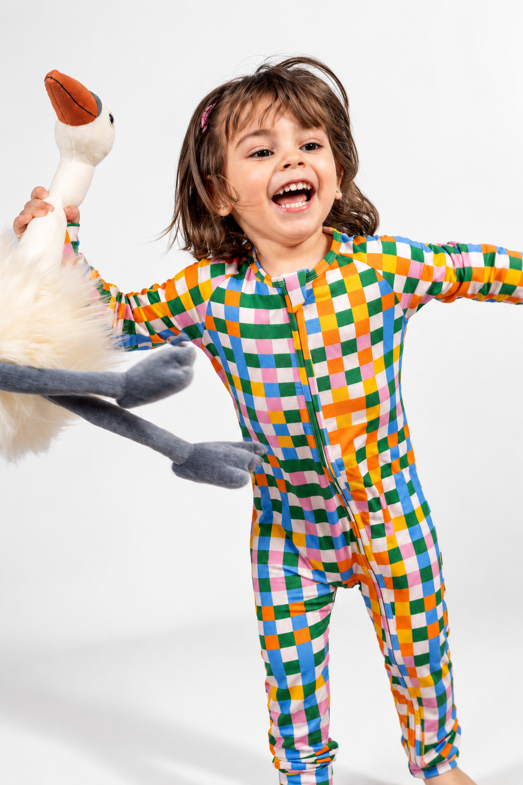 Pelele con cremallera Rainbow Patch