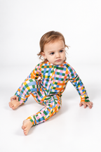 Pelele con cremallera Rainbow Patch