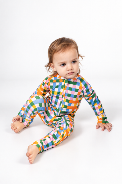 Pelele con cremallera Rainbow Patch